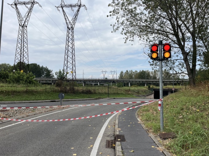 Sottopasso ancora allagato per i violenti temporali: chiuso al traffico
