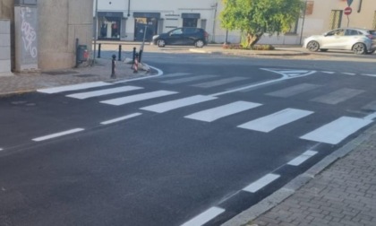 Più sicurezza per pedoni e automobilisti con il nuovo attraversamento pedonale di via Cavour
