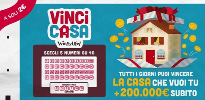 Gioca pochi euro al bar e vince… una casa da mezzo milione