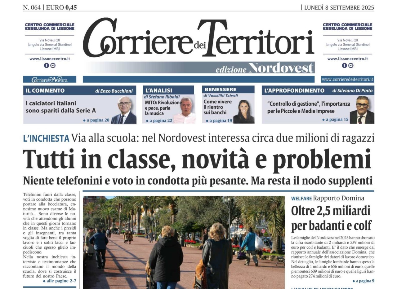 Sul nuovo Corriere dei Territori si parla di scuola, tra nuove riforme e vecchi problemi