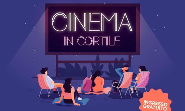 “Cinema in cortile” con musica diffusa e una mostra fotografica