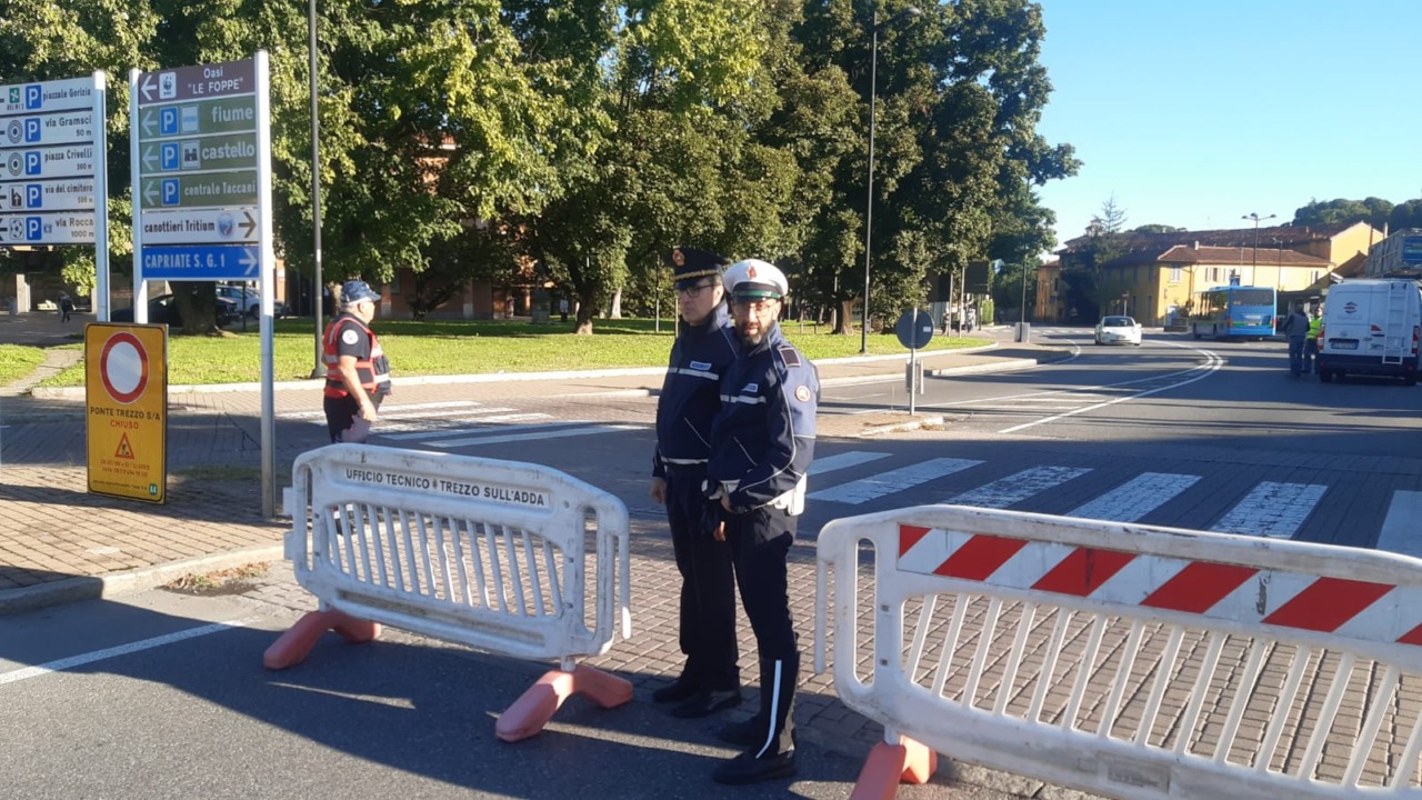 Ponte sull’Adda: oggi, lunedì, il primo giorno di chiusura al traffico