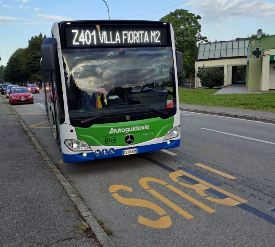 Prima corsa dei bus, il servizio inaugurato dal sindaco