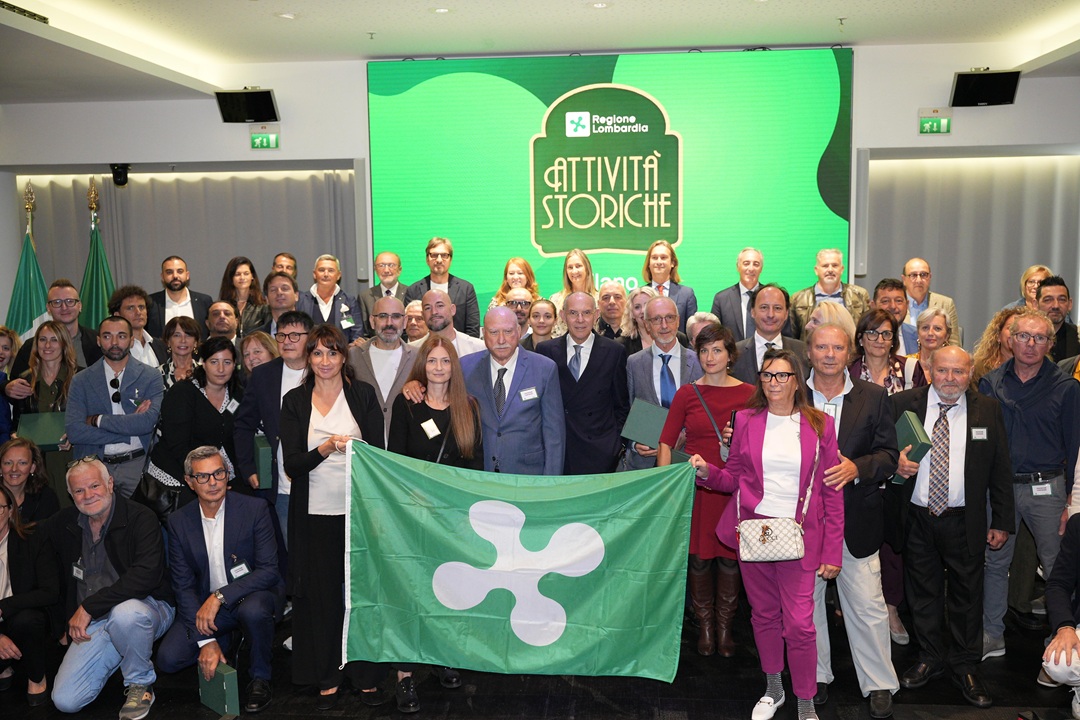 Consegnate le targhe di Attività storiche della Lombardia