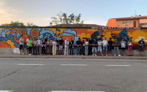 Un murale in memoria di Jacopo e Davide: a realizzarlo lo street artist Pao