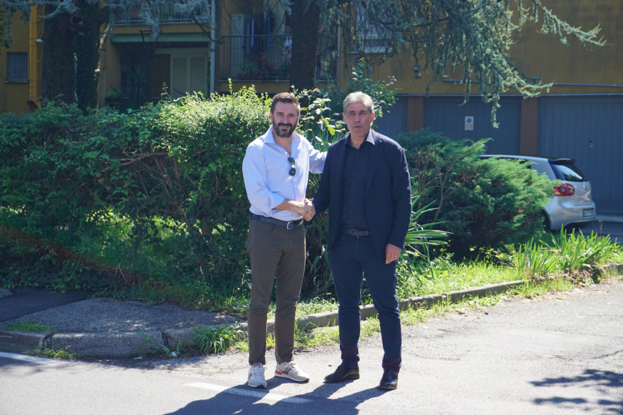 La prima visita del nuovo presidente Aler in Martesana: sopralluogo a Pessano