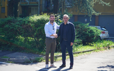 La prima visita del nuovo presidente Aler in Martesana: sopralluogo a Pessano