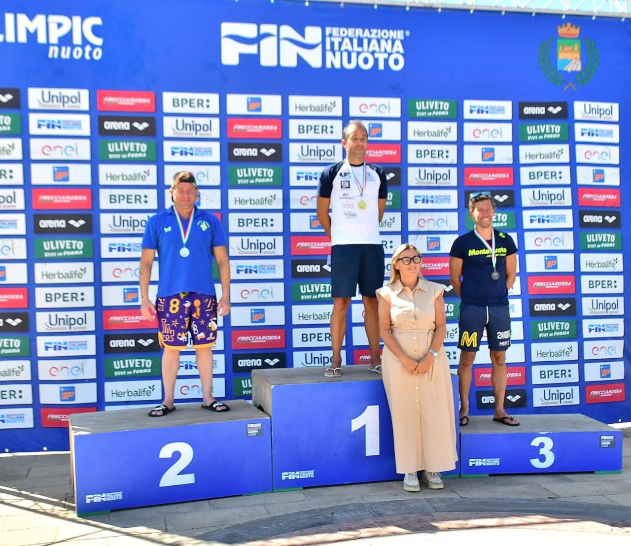 Andrea Bondanini di Cassano d’Adda campione italiano Master di nuoto in acque libere