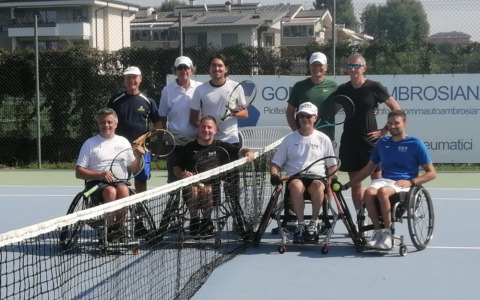 Al memorial “Ermanno Zacchetti” di tennis anche blind tennis e tennis in carrozzina