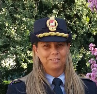 Il saluto alla città dell’ex comandante Sara Bosatelli
