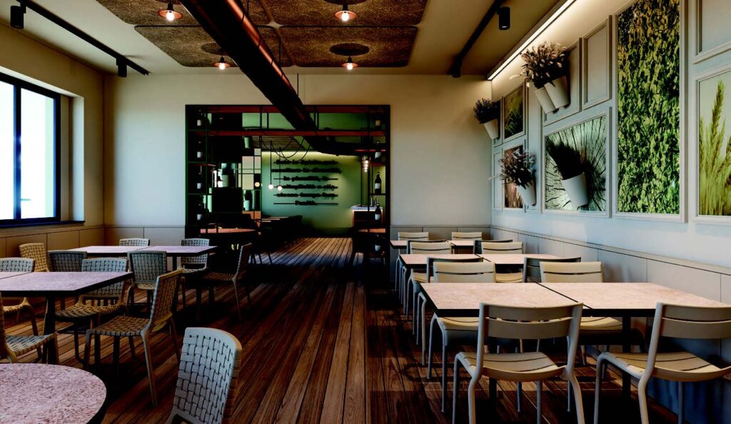 Il ristorante (in costruzione) dove potranno lavorare anche ragazzi disabili