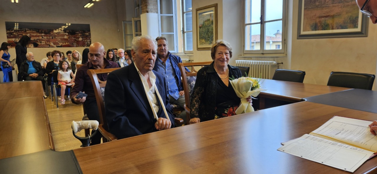 Sposini a 94 e 80 anni: la storia del “sì” di Nino e Anna