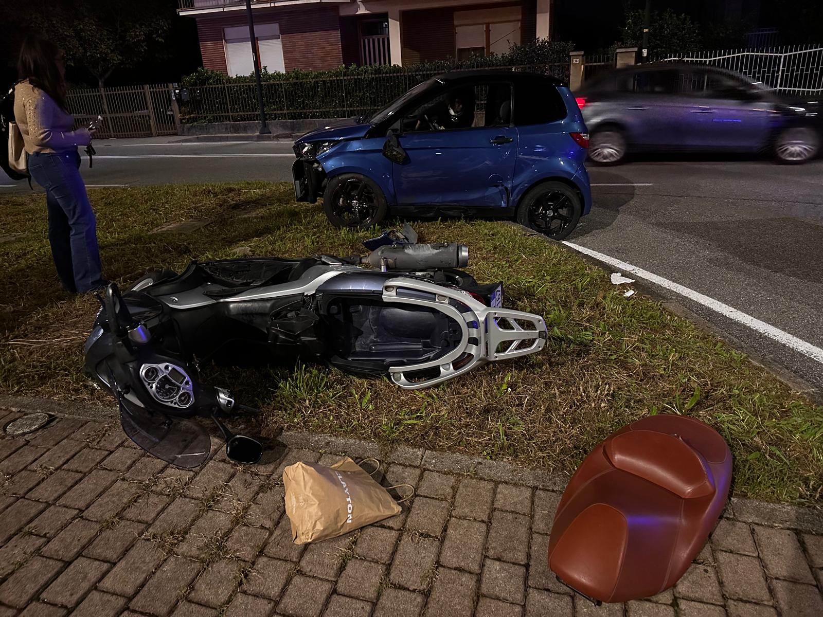 Incidente tra una moto e un quadriciclo: ferito un 35enne - Prima la ...