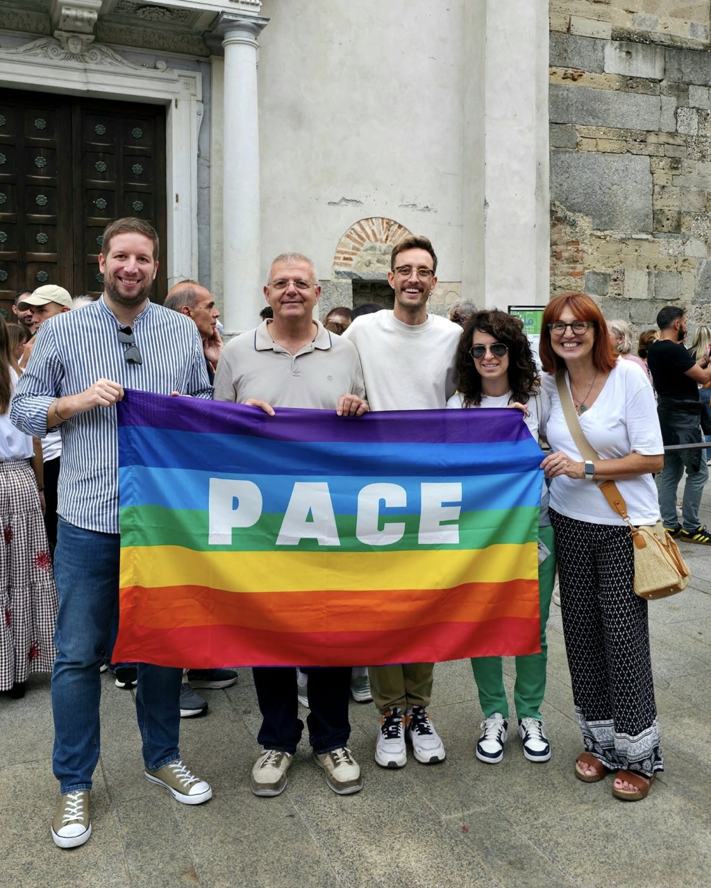 Anche gli amministratori trezzesi a Vimercate per Gaza