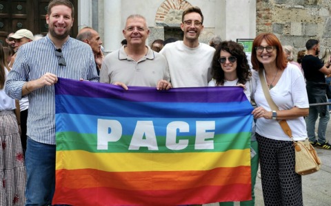 Anche gli amministratori trezzesi a Vimercate per Gaza