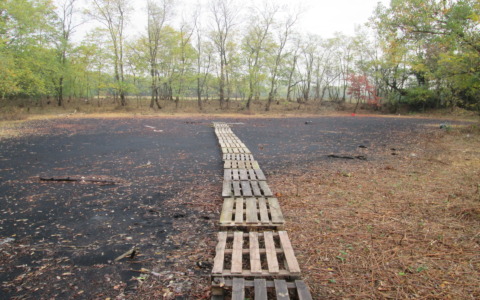 Bonifica del “lago nero”, forse è la volta buona: sopralluogo della Regione