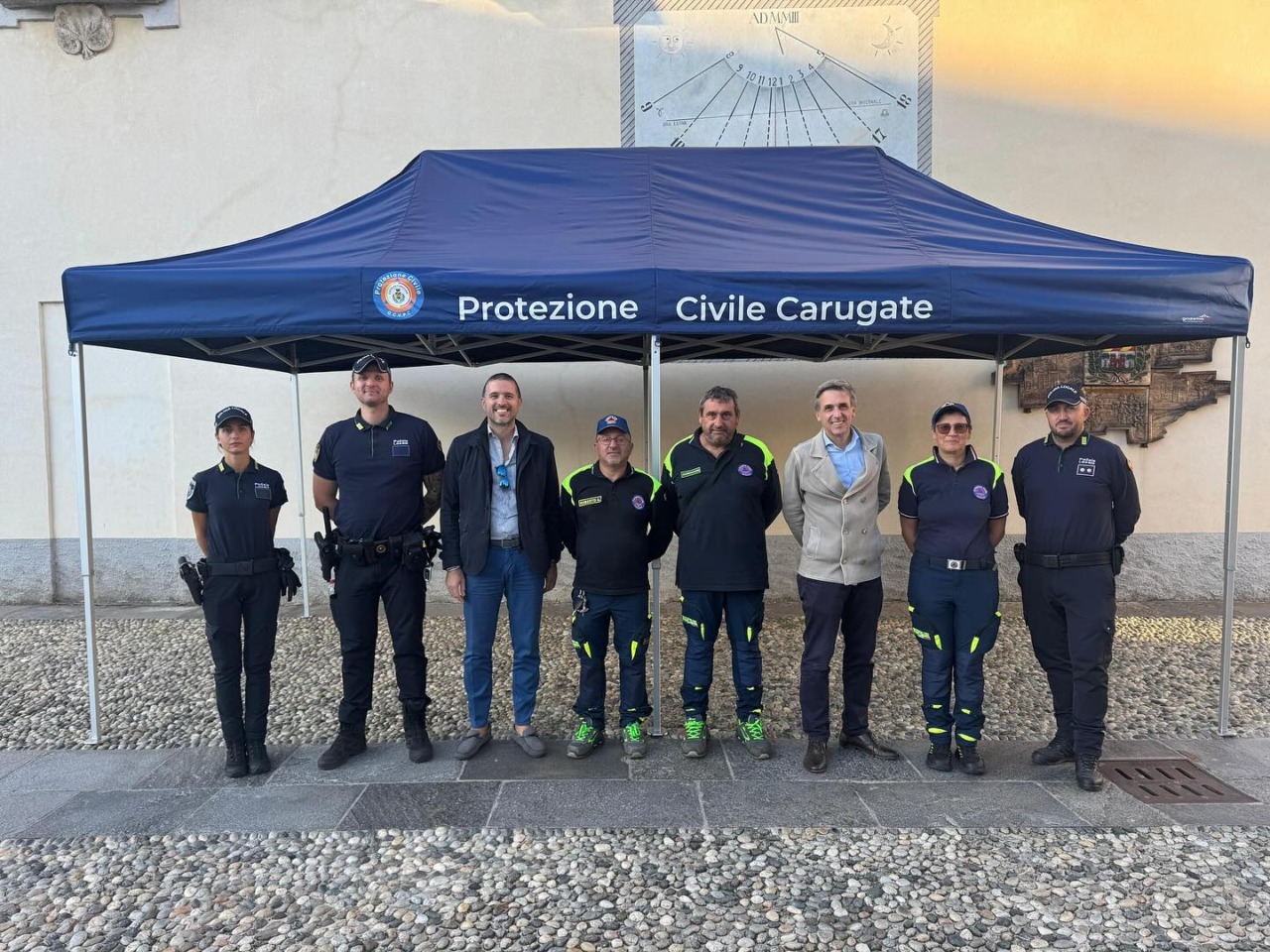 Nuova attrezzatura e un gazebo “a prova di emergenza” per la Protezione civile