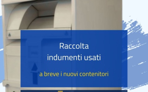 In arrivo nuovi contenitori per gli indumenti usati