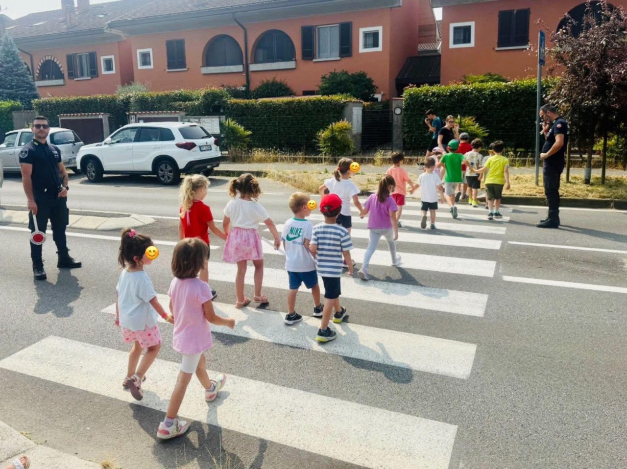 Bimbi a lezione di educazione stradale
