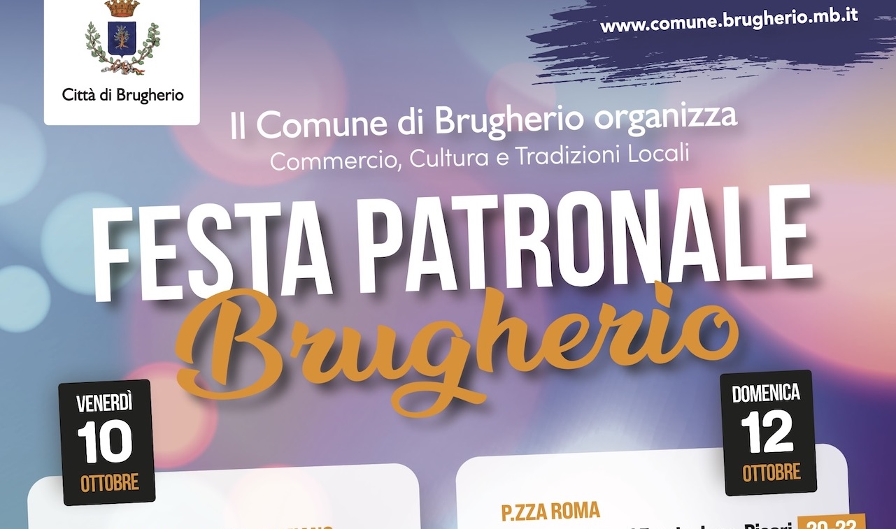 Festa patronale a Brugherio, un ricco calendario di eventi e iniziative per tutti