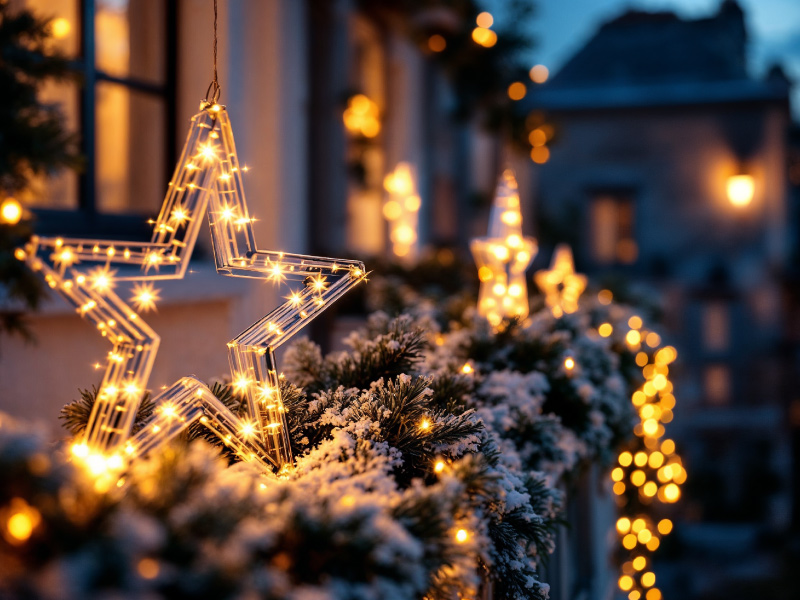 Dall’albero al giardino: come sfruttare le stelle luminose per decorare casa a Natale
