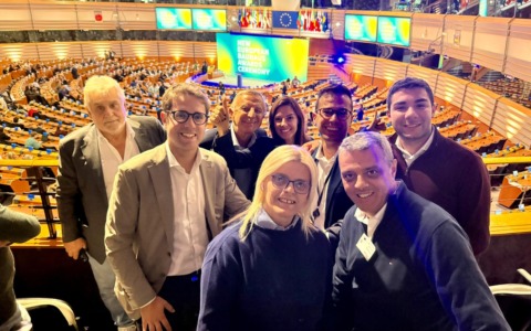 Amministratori della Lega milanese in visita all’Europarlamento