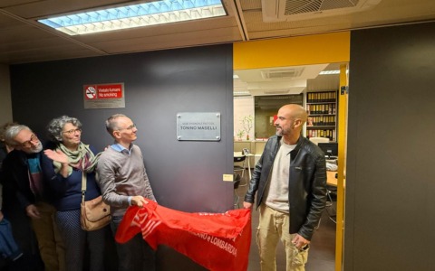 Un pezzo dell’aeroporto di Linate in memoria del compianto Tonino Maselli