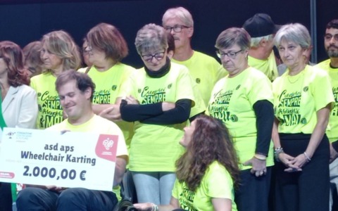 Wheelchair Karting a sostegno dei bimbi disabili: premiata per il secondo anno