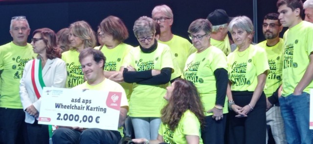 Wheelchair Karting a sostegno dei bimbi disabili: premiata per il secondo anno