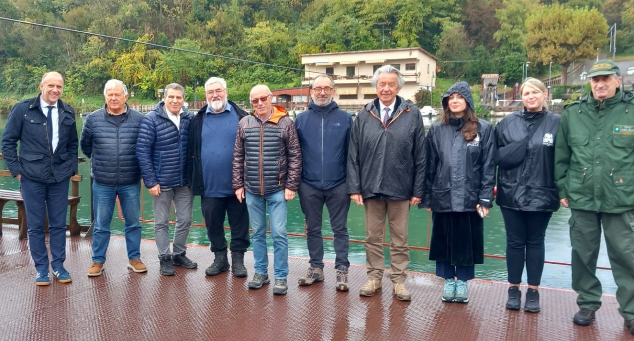 Delegazione di Amboise in visita al Parco Adda Nord per studiare i luoghi di Leonardo da Vinci