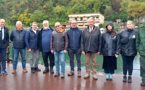 Delegazione di Amboise in visita al Parco Adda Nord per studiare i luoghi di Leonardo da Vinci