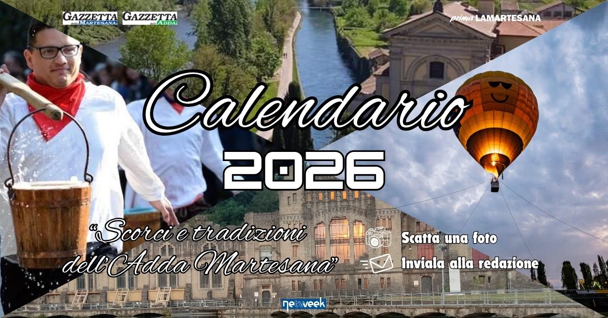 “Scorci e tradizioni dell’Adda Martesana”: diventa protagonista del Calendario 2026 con le tue foto