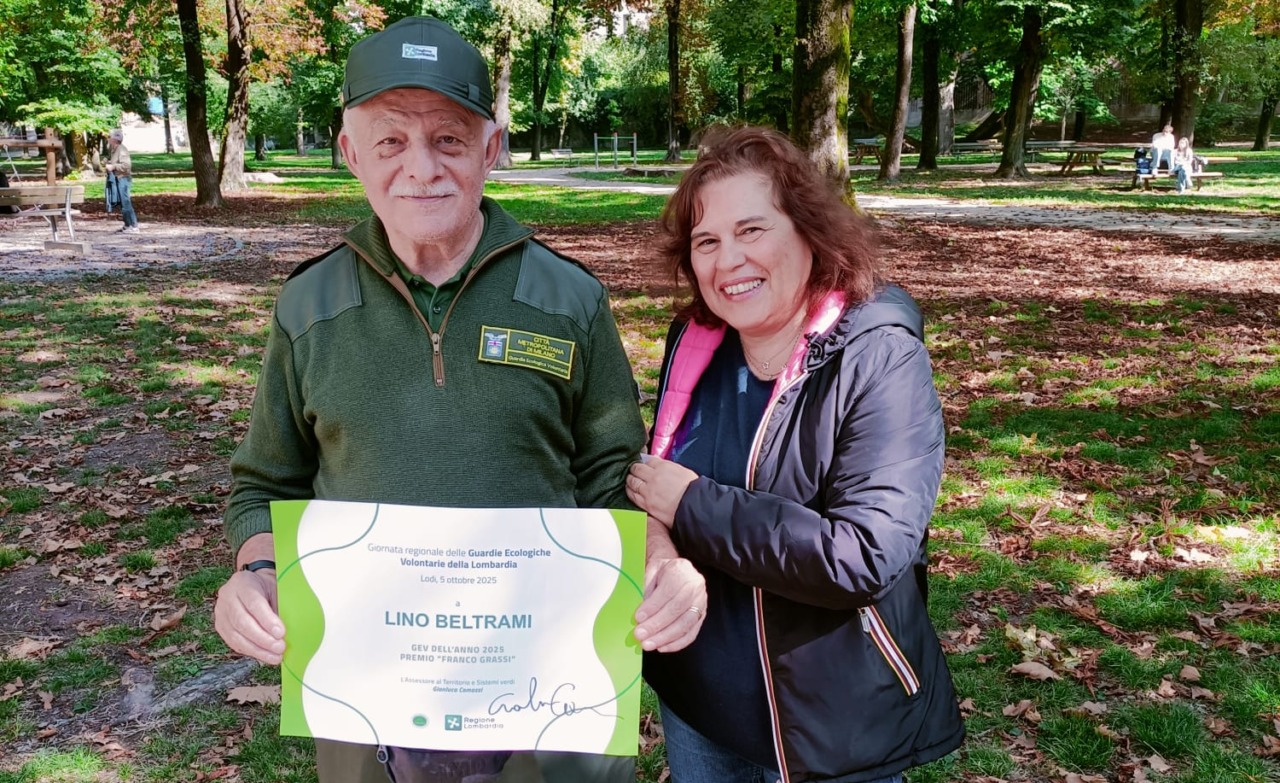 Volontario a tutto tondo: Lino Beltrami premiato dalla Regione come Guardia ecologica dell’anno