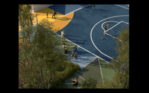 Basket, arrampicata e calisthenics: come verrà trasformato un vecchio campetto in cemento