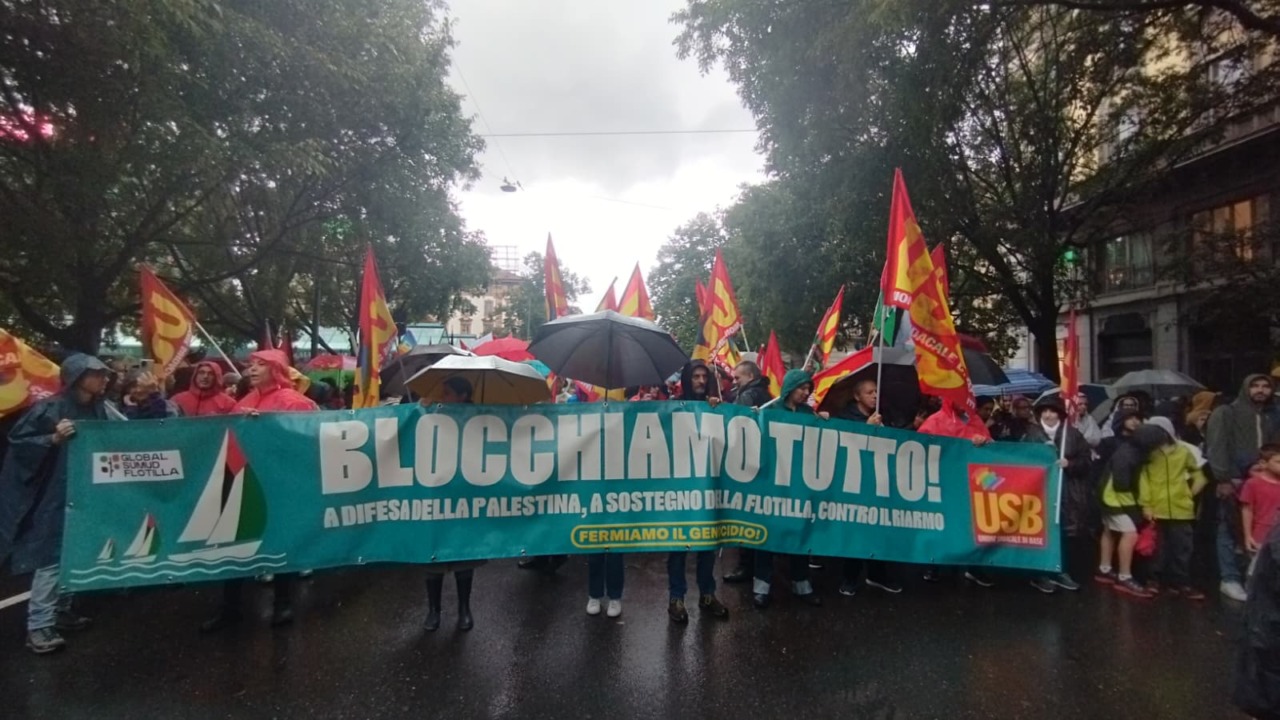 Sciopero nazionale a sostegno della Global Sumud Flotilla del 3 ottobre: disagi annunciati da Atm