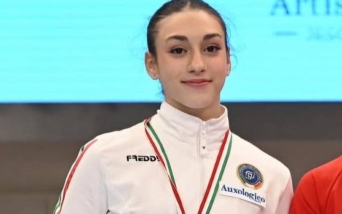 Eleonora Calaciura al debutto ai Mondiali di ginnastica nelle Filippine
