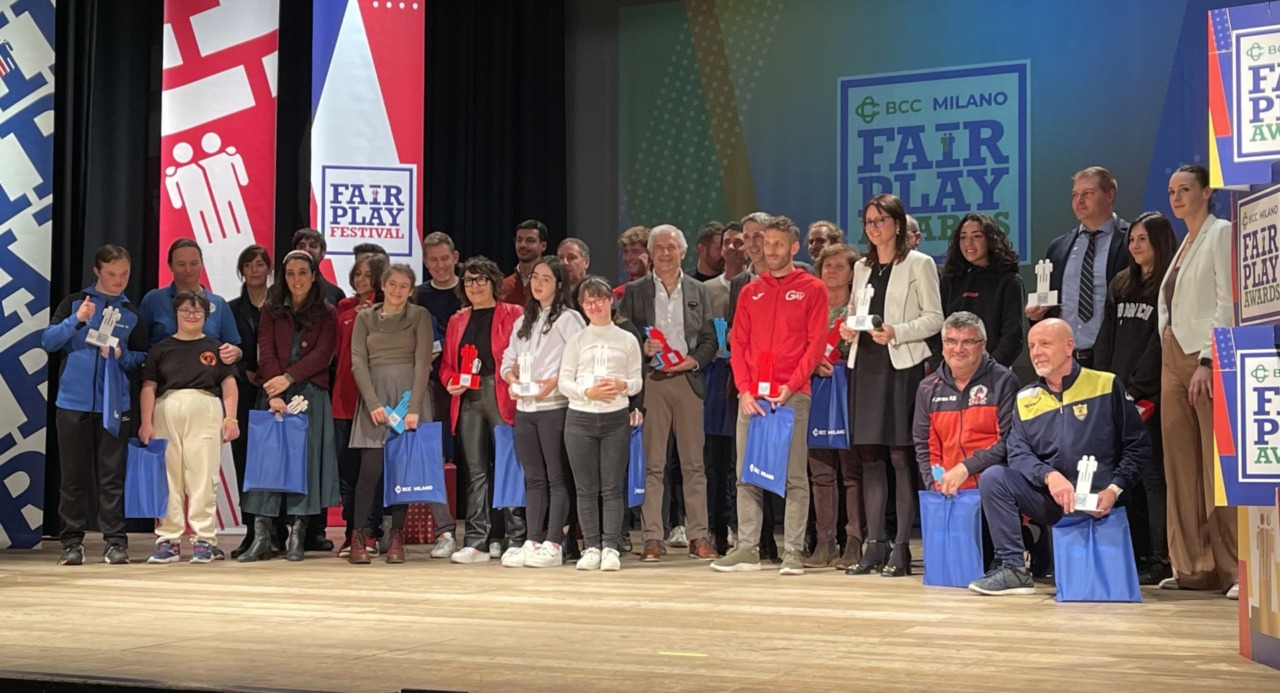 Storie di Fair Play e di lealtà sportiva premiate oggi nell’auditorium di Bcc Milano a Carugate