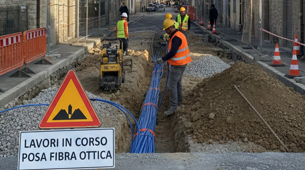 Fibra ottica, attualmente raggiunto il 70% del territorio di Cernusco