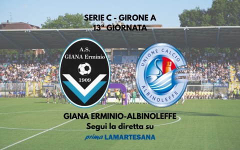 Serie C, Giana-Albinoleffe 1-1: Albertini risponde a Sali! FINALE