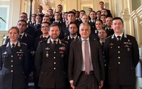 I nuovi Carabinieri delle Compagnie di Milano in visita dal prefetto