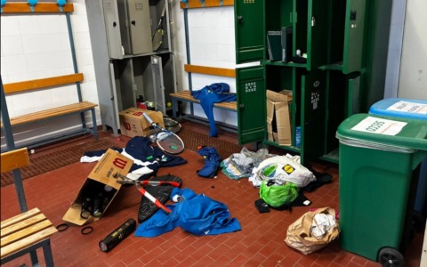Centro sportivo messo a soqquadro dai ladri-vandali: gravi danni