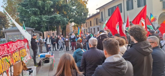 Manifestazione contro la guerra, contro il riarmo, per la pace e per la giustizia