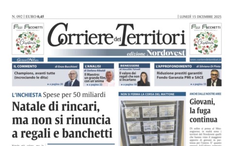 Sul Corriere dei Territori di questa settimana l’inchiesta è sul Natale: quanto ci costerà?