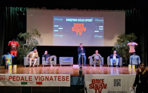 Campioni e racconti leggendari tornano sul palco di Vignate nella seconda serata di Bike Show TV – Campioni dello Sport