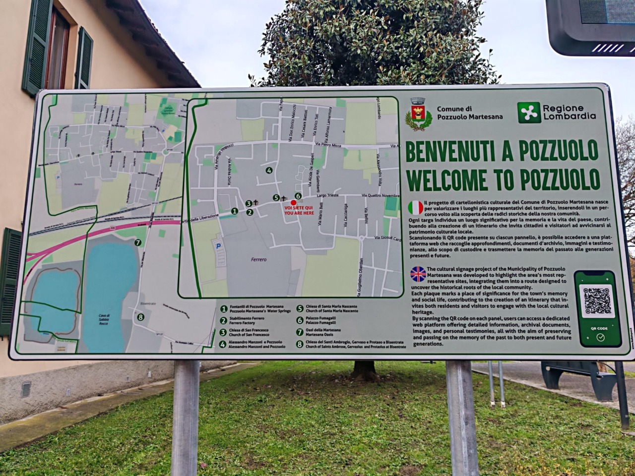 Visit Pozzuolo, completata l’installazione dei nuovi cartelli turistici