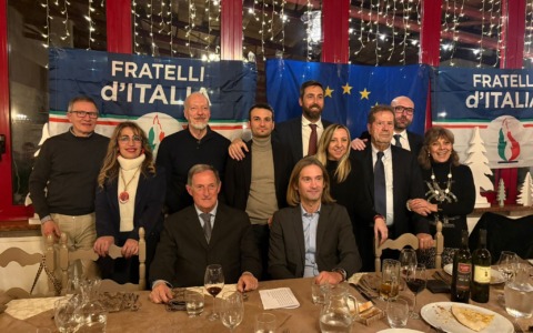Cena natalizia di Fratelli d’Italia a Cassano d’Adda con molti circoli dell’Adda Martesana