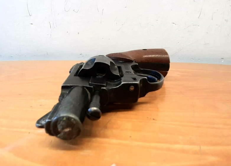 Pistola nascosta sotto terra riaffiora durante la piantumazione degli alberi