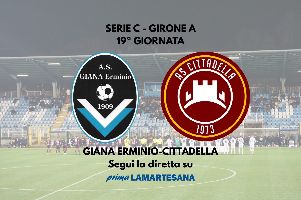 Serie C, Giana-Cittadella: segui la DIRETTA live del match