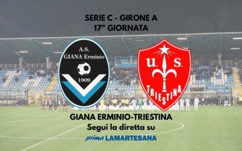 Serie C, Giana-Triestina 2-1: i biancazzurri non si fermano più FINALE
