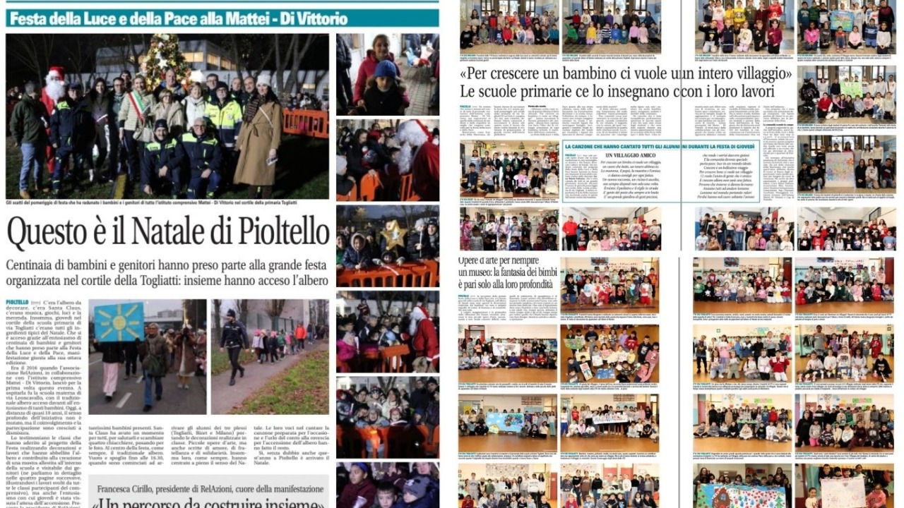 I lavori di Natale dei bambini della Mattei – Di Vittorio: corri in edicola!